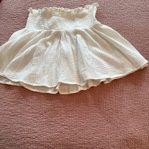 Forever 21 White Mini Skirt